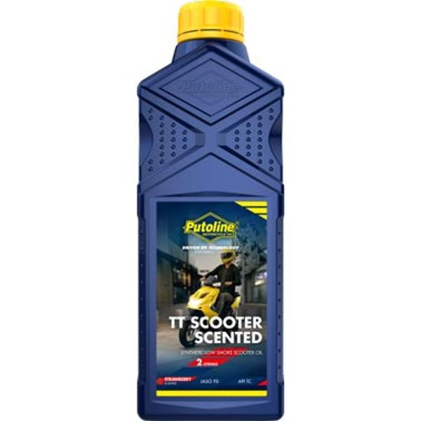 Huile moteur 2T synthétique senteur fraise 1L Putoline 70484