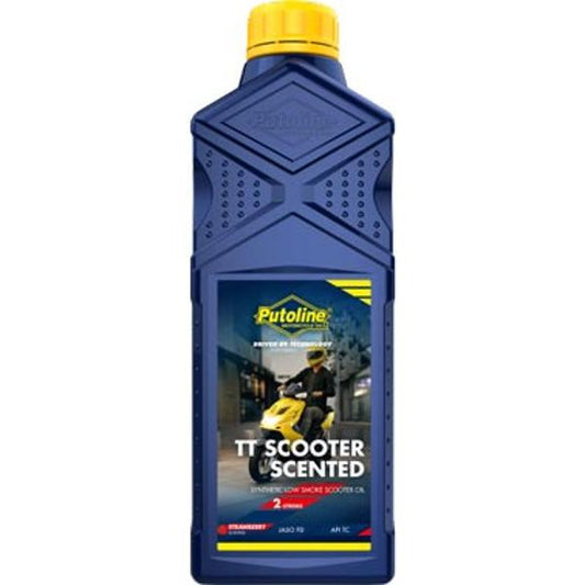 Huile moteur 2T synthétique senteur fraise 1L Putoline 70484