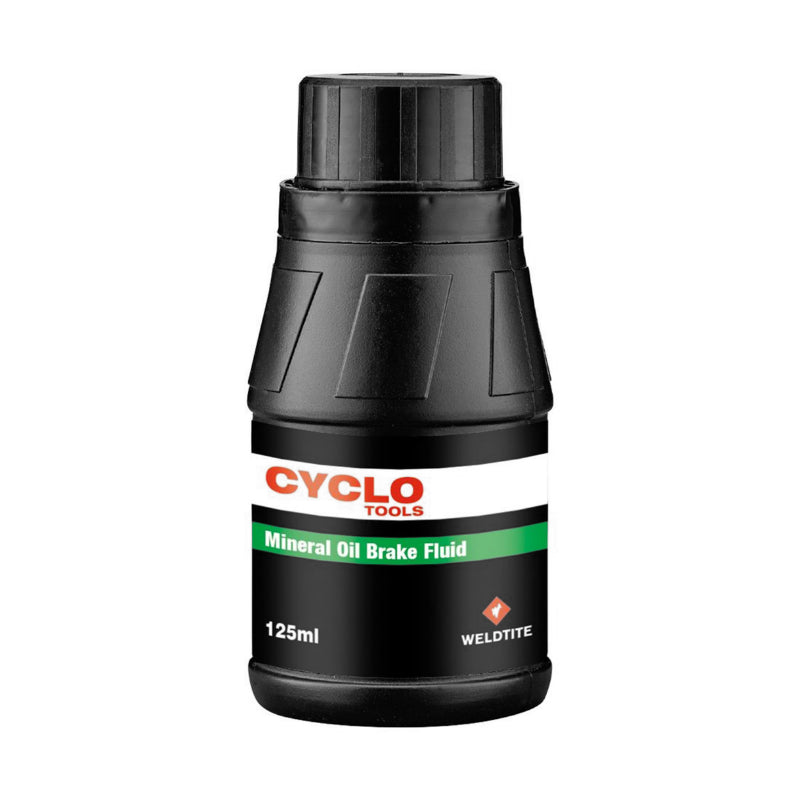 Liquide de frein Weldtite huile minérale pour Shimano Tektro Magura 125 ml