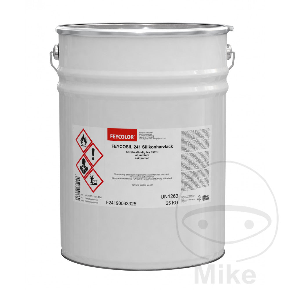Laque silicone-résine 25 kg Alu satiné Feycolor