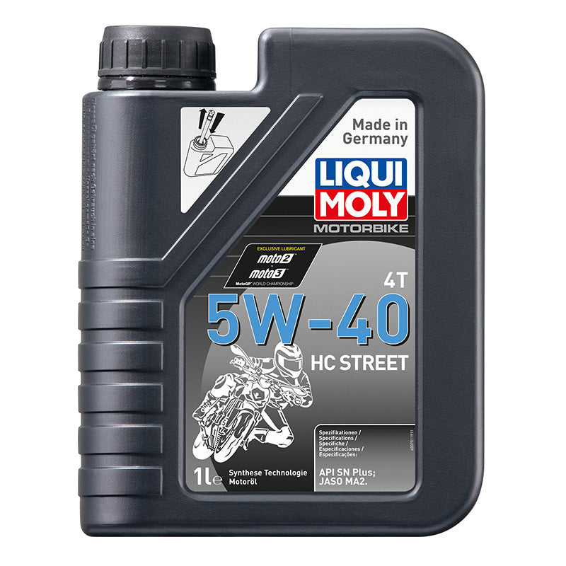 Huile moteur 4 temps Liqui Moly HC Street 4T 5W40 synthétique 1 L