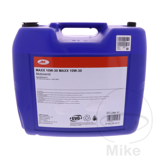 Huile moteur JMC 10W30 4T 20L