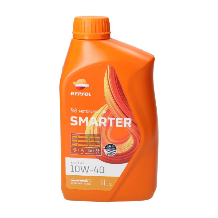 Huile moteur Repsol 10W40 demi-synthèse motosport 1L