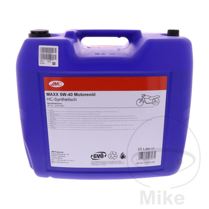 Huile moteur JMC Maxx 5W40 4T HC-Synthèse 20 L