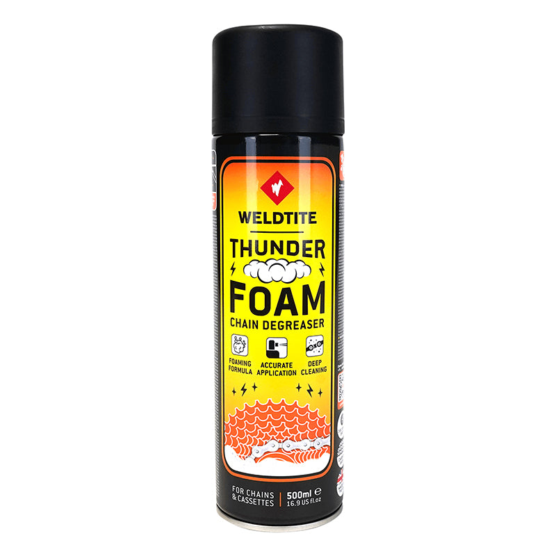 Dégraissant chaîne Weldtite Thunder Foam (aérosol 500 ml)