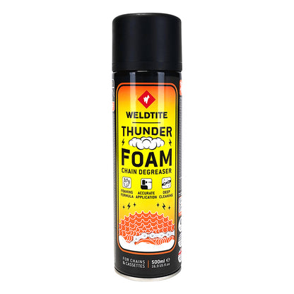 Dégraissant chaîne Weldtite Thunder Foam (aérosol 500 ml)