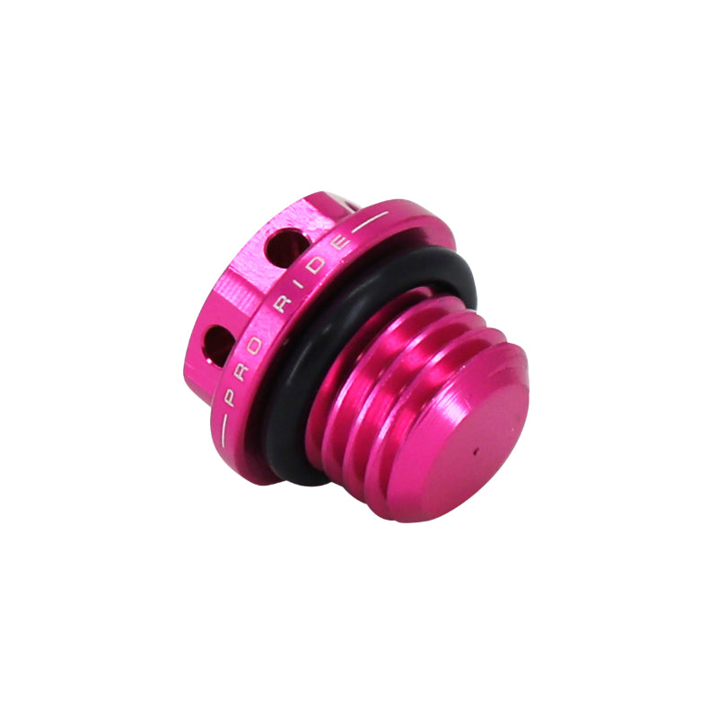 Bouchon d'huile 50 à boîte KRM Pro Ride pour Minarelli 50 AM6, Beta 50 RR, Rieju 50 MRT, Sherco 50 SM-R aluminium CNC rose