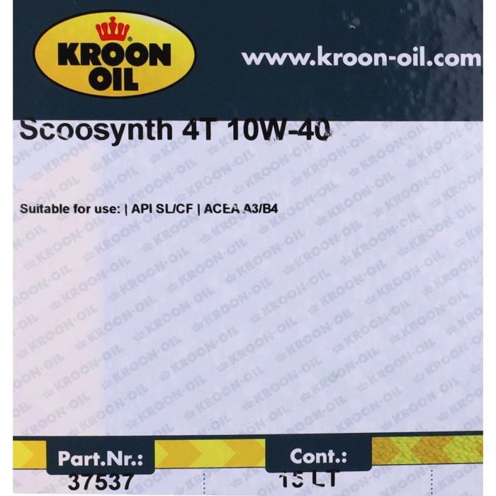 Huile moteur Kroon 10W40 4 temps 15L