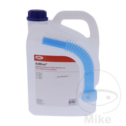Additif réducteur AdBlue 5 litres JMC avec tuyau de remplissage