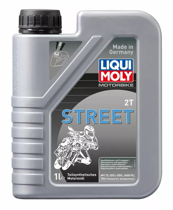 Huile moteur 2 temps Liqui Moly Moto Street 2T semi-synthétique 1 L