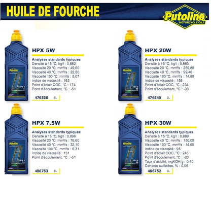 Huile de fourche HPX R 20W 1L Putoline