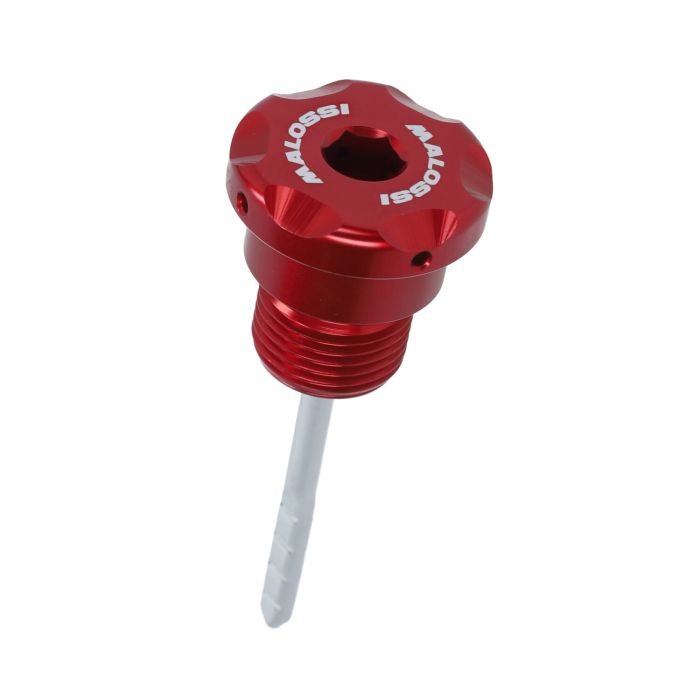 Jauge d'huile Malossi rouge beverly 200cc, beverly 250cc, beverly 300cc, gts 125cc, gts 300, mp3-125cc, mp3-250cc, Runner 125cc, Runner 180cc 1020246br