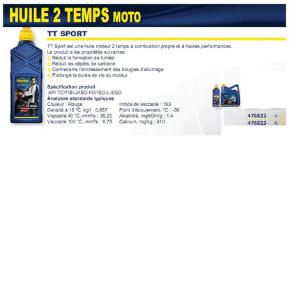 Huile moteur 2T TT sport 4L Putoline 70491