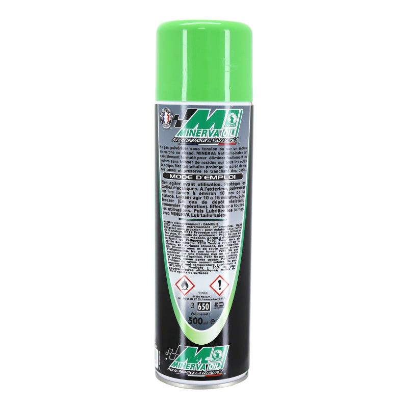 Nettoyant taille-haies MINERVA OIL aérosol 500 ml