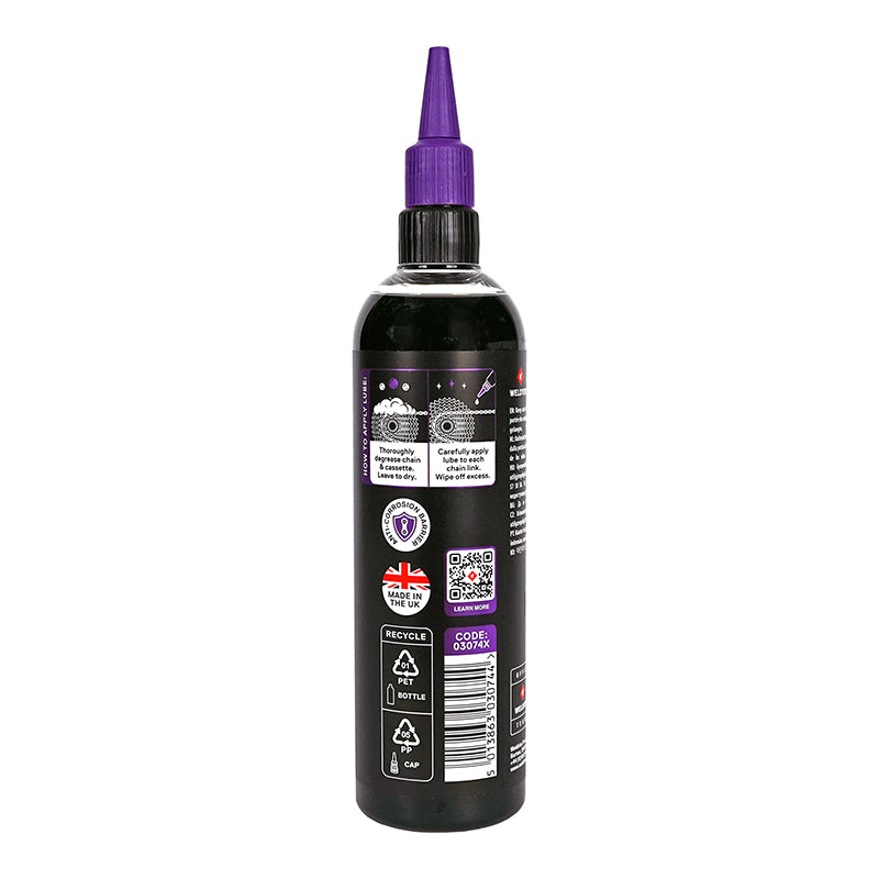 Lubrifiant chaîne vélo Weldtite All Weather Teflon 400ml