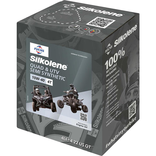 Silkolene Quad ATV 10W40 - Huile moteur 4T synthétique