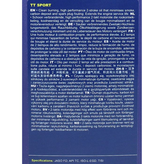 Huile moteur 2T TT Sport 1L Putoline 70489
