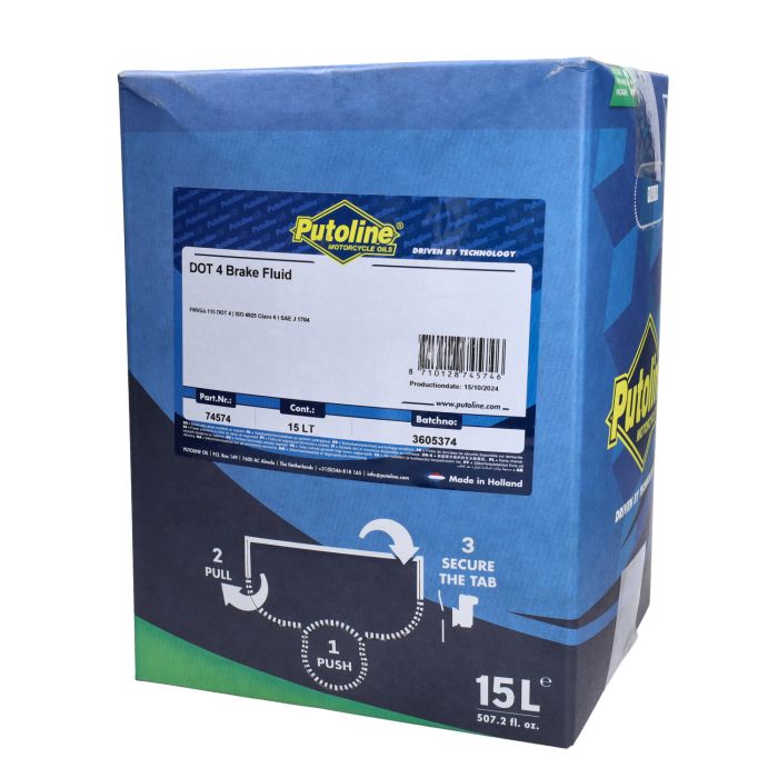 Liquide de frein Putoline BAG-IN-BOX POINT 4 15L 74574