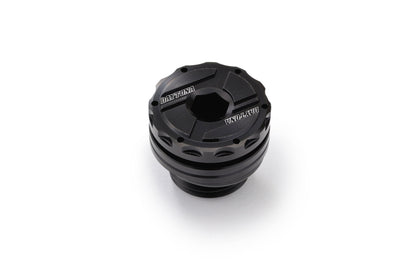 Bouchon de remplissage huile M20 x P2.5 CNC noir Daytona