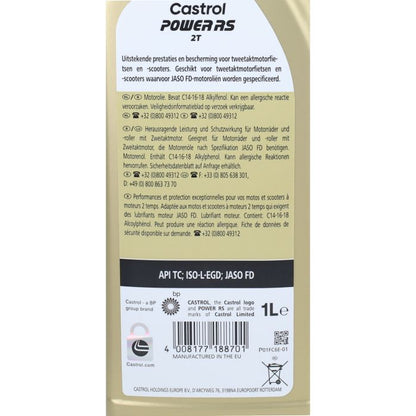 Huile 2 temps Castrol synthétiseur complet 1L 15f531