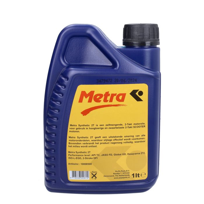Huile 2 temps Metrakit demi-synthèse 1 L