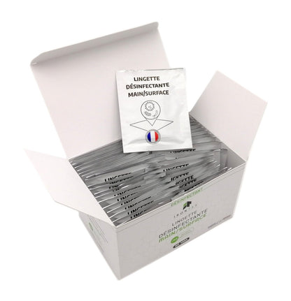 Boîte de 40 lingettes hydroalcooliques Brazoline
