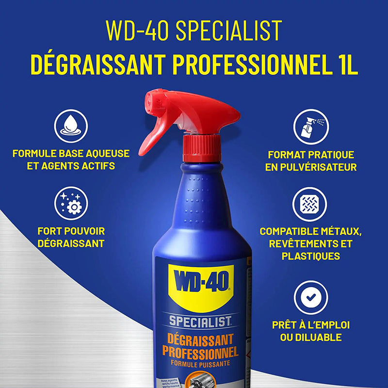 WD-40 Specialist Dégraissant professionnel formule puissante 1 L