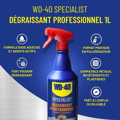WD-40 Specialist Dégraissant professionnel formule puissante 1 L