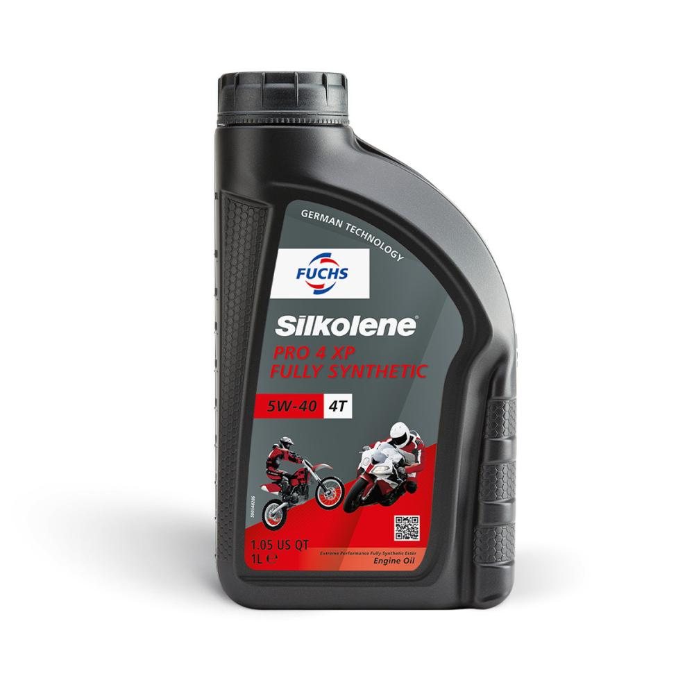 Silkolene PRO 4 5W40 XP - Huile moteur 4T synthétique 1L