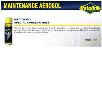 Aérosol 500 ml Cire de nettoyage Putoline Matt Wax