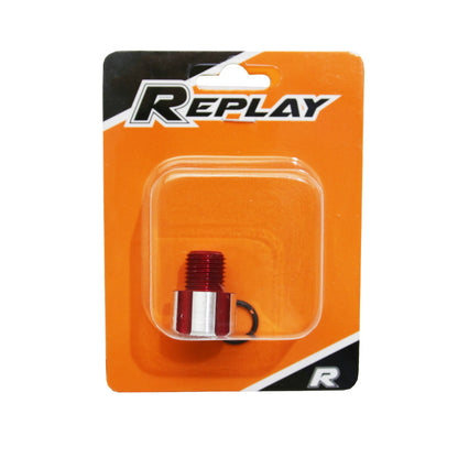 Bouchon d'huile 50 a boite adaptable minarelli 50 AM6-MBK 50 x-power, x-limit-yamaha 50 TZR, dtr-peugeot 50 XPS, XR6-RIEJU 50 RS1, smx-beta 50 rr-aprilia 50 RS -Replay rouge