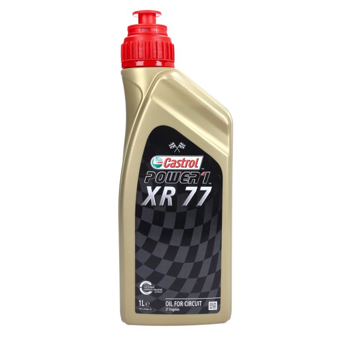 Huile 2 temps Castrol course synthétiseur complet. XR77 1L cyclomoteur, moto, scooter 2t 15adc0