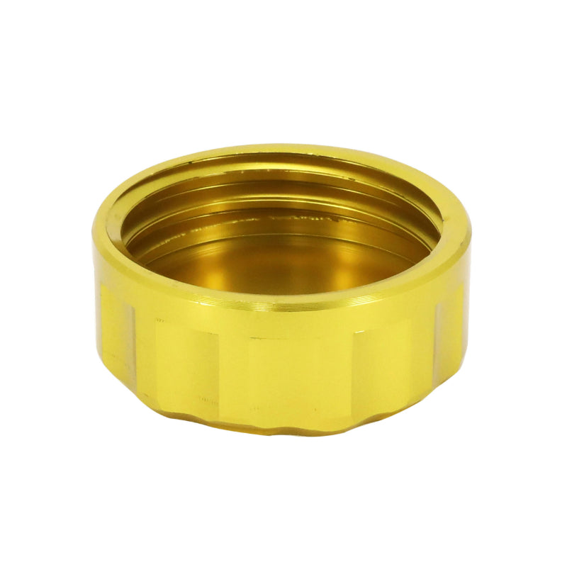 Bouchon-couvercle bocal de liquide de frein arrière AVOC aluminium anodisé or Yamaha MT-07 700