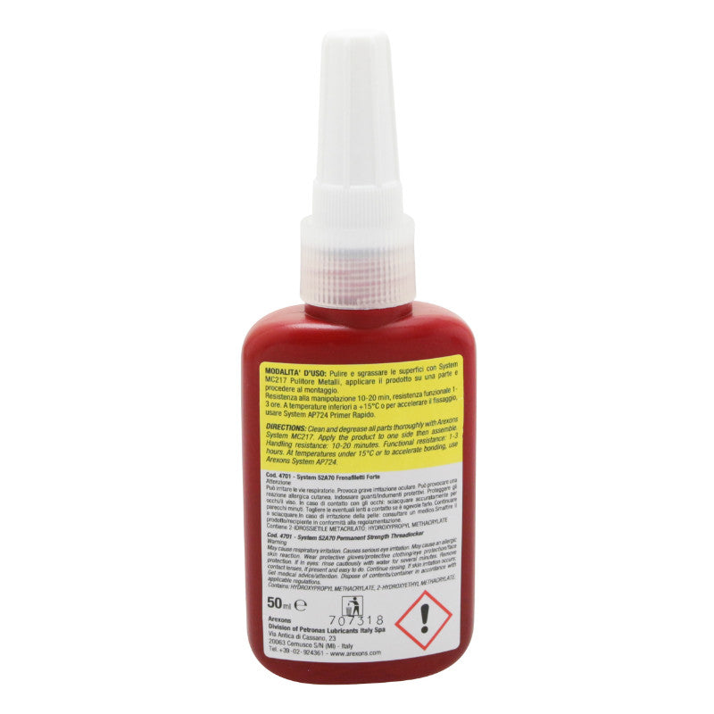 Frein filet Arexons 52A70 à résistance élevée 50 ml