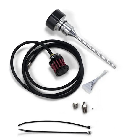 Jauge d'huile ventilée Feuling Parts Dipstick vented BLK ST18+