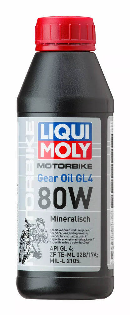 Huile de transmission LIQUI MOLY Gearoil GL4 80W 500 ml