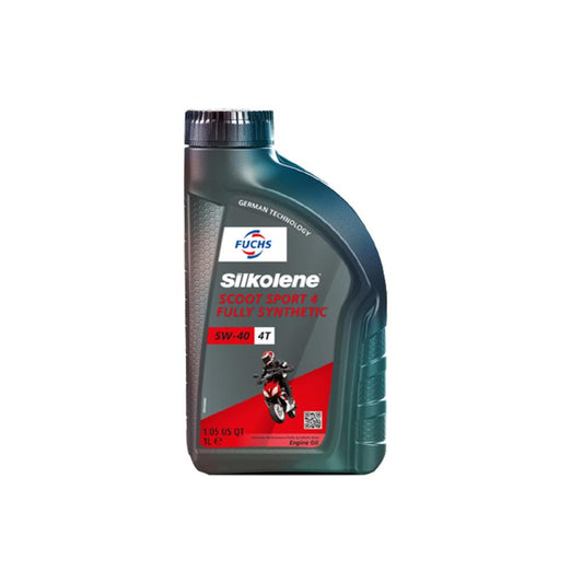 Silkolene Scoot Sport 4 5W40 - Huile moteur 4T 100% synthèse 1L