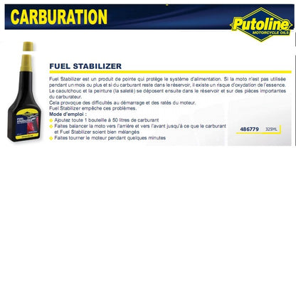Additif essence Putoline 74453 (150 ml) - Stabilisant carburant anti-oxydant