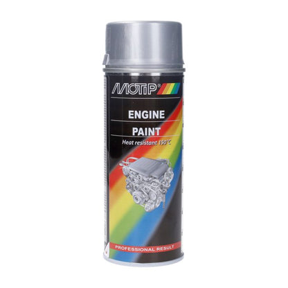 Bombe de peinture Motip bloc moteur aérosol 400 ml aluminium 04093
