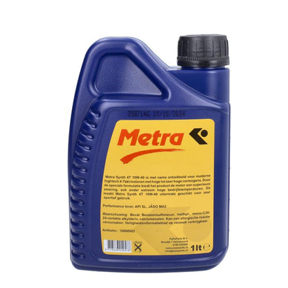 Huile moteur Metrakit 10W40 synthétique 1L