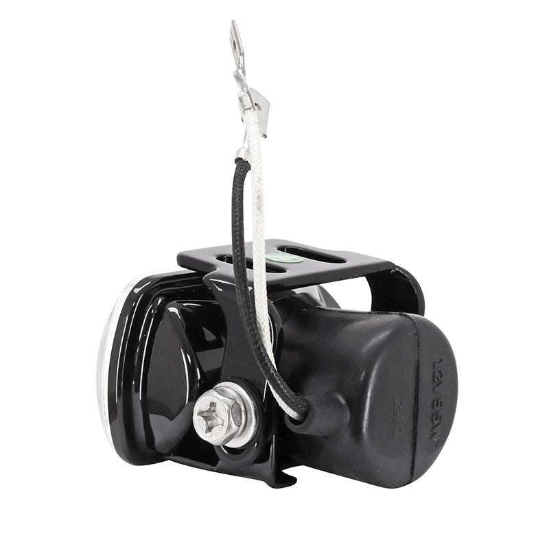Feu additif halogène orientable longue portée rectangle noir Replay H3 12V 55W homologué CE