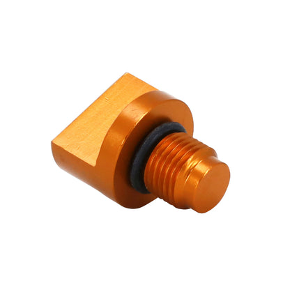 Bouchon de remplissage d'huile aluminium anodisé orange AVOC KTM 125 Duke