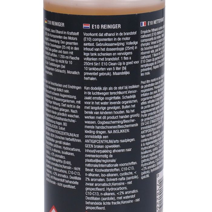 Nettoyage de l'E10 5 in 1 Bouteille 250 ml