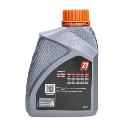 Huile moteur Malossi 5W40 synthétique complète 1L 7612446