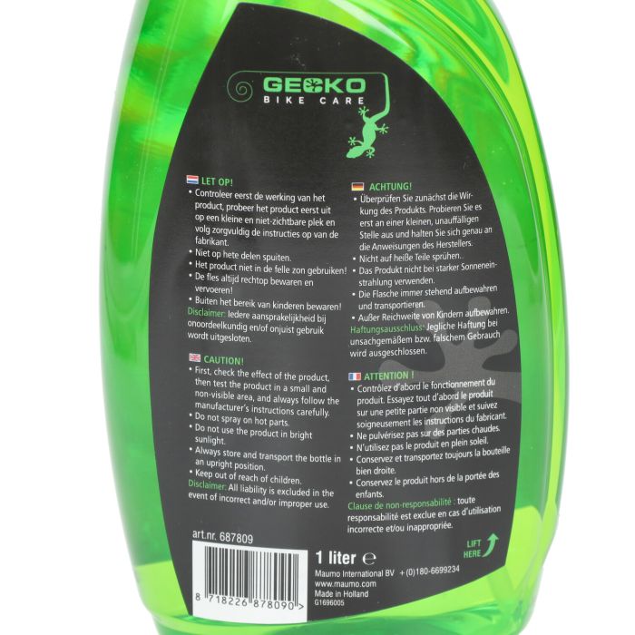 Spray nettoyant Gecko Super Dégraissant 1L