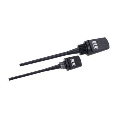 Jauge d'huile Moto-Nostra fixer aluminium noir mat gts 125cc, gts 250cc, gts 300, gtv, mp3, vespa mn1075mb=op=op