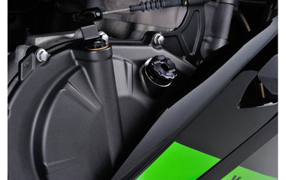 Bouchon de remplissage huile M20 x P2.5 CNC noir Daytona