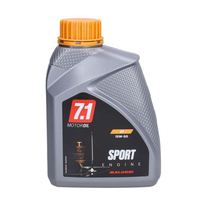 Huile moteur Malossi huile 15W50 synthétique sport 4T Bouteille de 1L 7613475b