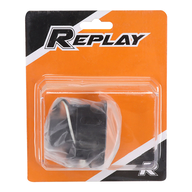 Feu additif halogène orientable longue portée rectangle noir Replay H3 12V 55W homologué CE
