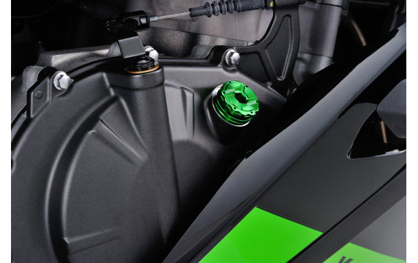 Bouchon de remplissage huile M20 x P2.5 CNC vert Daytona